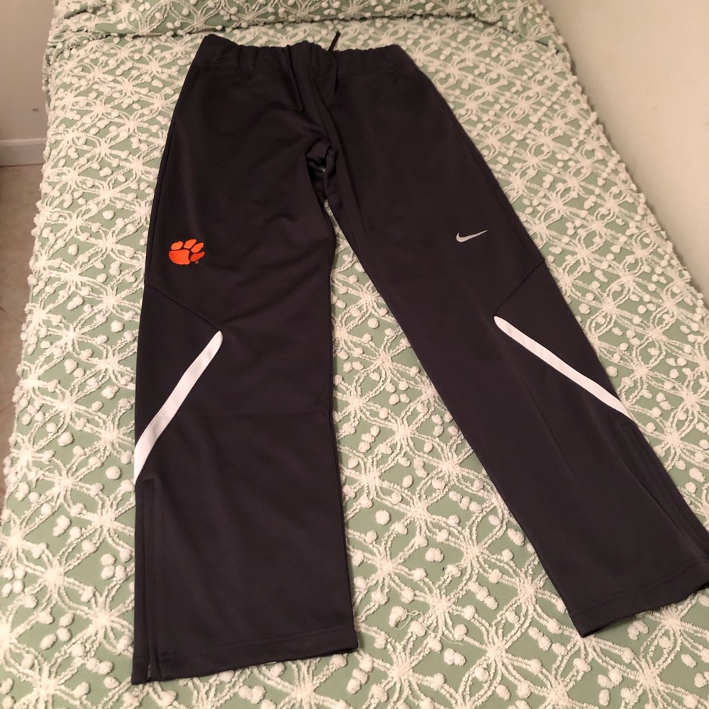 Nike athletic pants with Clemson logo